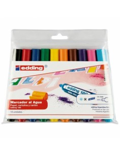 Marcador Al Agua Edding X 10 Surtido E180/10