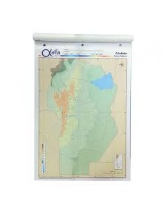 Mapa Cordoba Fisico Politico N5 Alfa