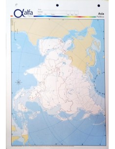 Mapa Asia Politico N5 Alfa