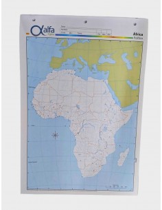 Mapa Africa Politico N5 Alfa