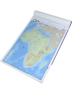 Mapa Africa Fisico Politico N5 Alfa