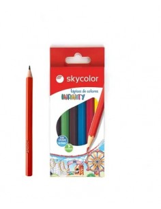 Lapiz Skycolor X 6 Colores Infinity