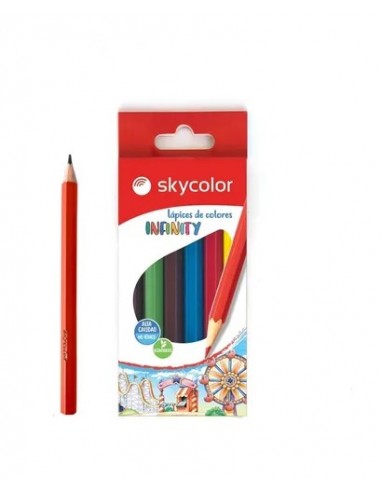 Lapiz Skycolor X 6 Colores Infinity