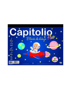 Block De Dibujo Emblocado Capitolio N5 Fluo 22 X 29,5...