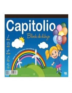 Block De Dibujo Capitolio N6 Color X 24 Hjs