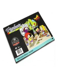 Block De Dibujo Triunfante Block Negro N5 X 20 Hjs