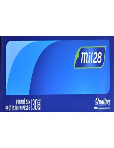 Talonario Con Talon Pagare En Pesos Mil28