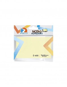 Notas Adhesivas Ezco E-655 / 75 X 125 Mm Amarillo