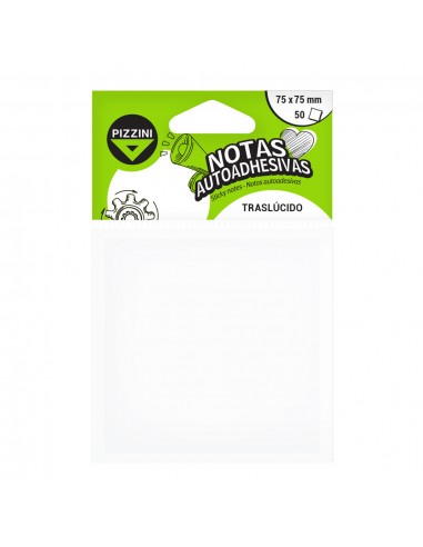 Notas Adhesivas Pizzini Blanco Traslucido...