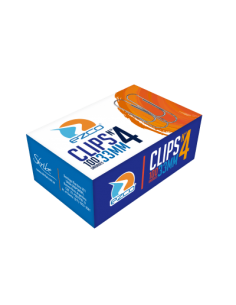 Clips Niquelados Ezco N4 33 Mm